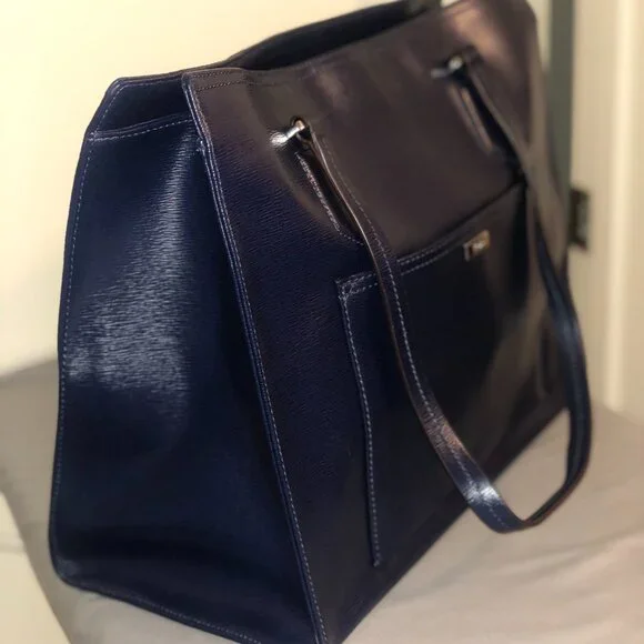 Ralph Lauren Navy Tote - Picture 2 of 8